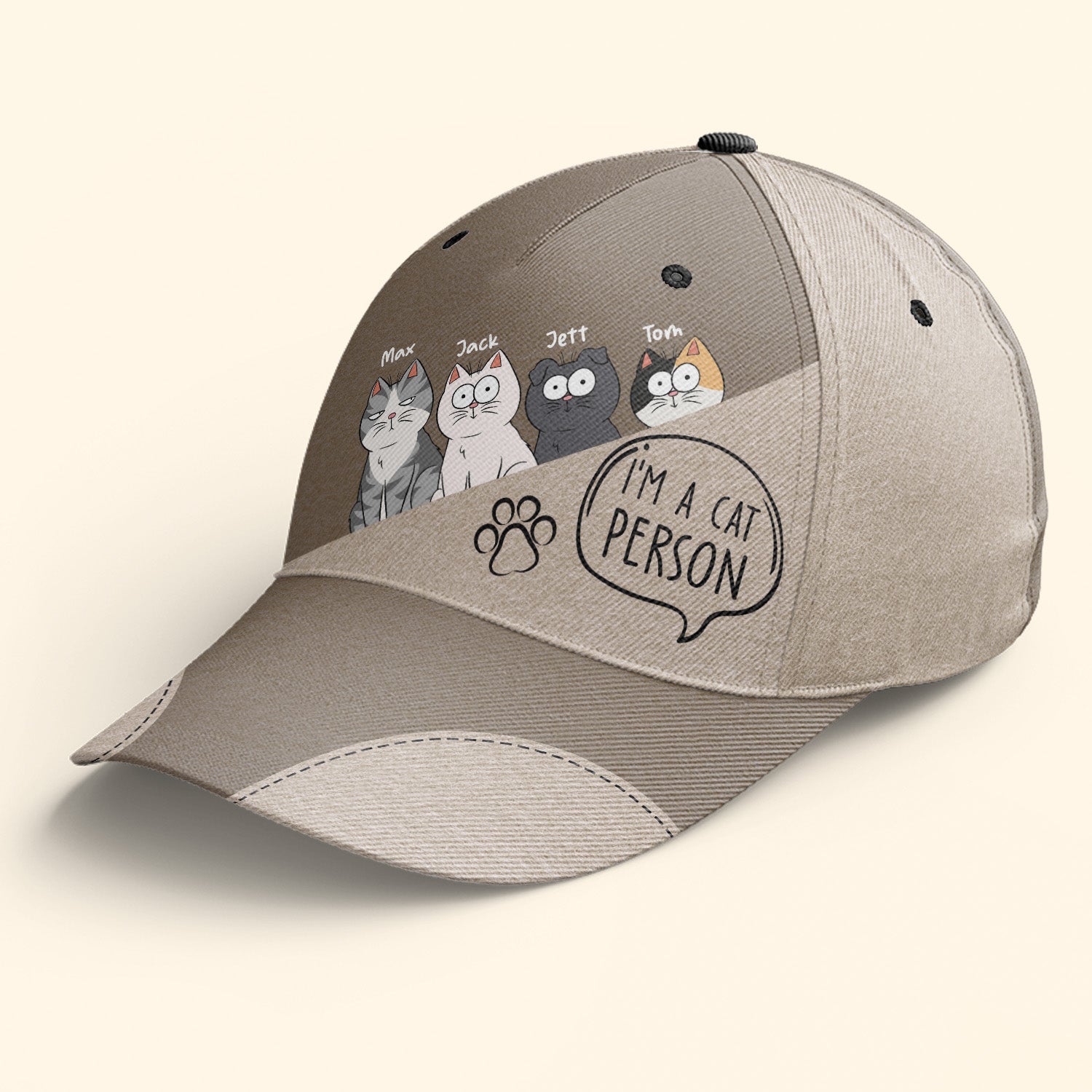 I'm A Cat Person - Personalized Classic Cap