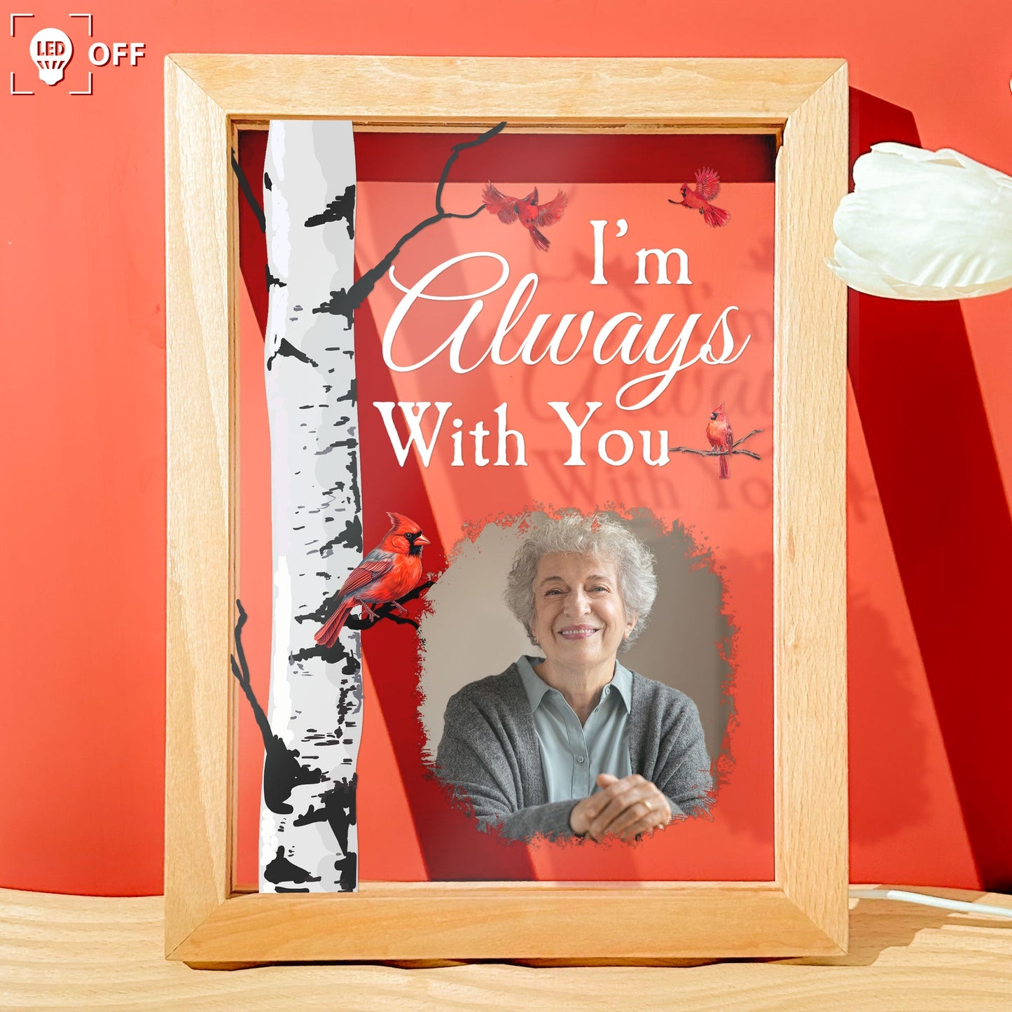 I'm Always With You - Personalized Photo Frame Lamp