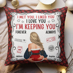 I'm Keeping You Forever Yours - Personalized Pillow (Insert Included)