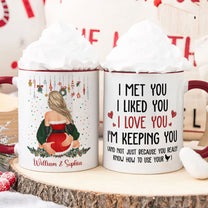 I'm Keeping You - Personalized Accent Mug