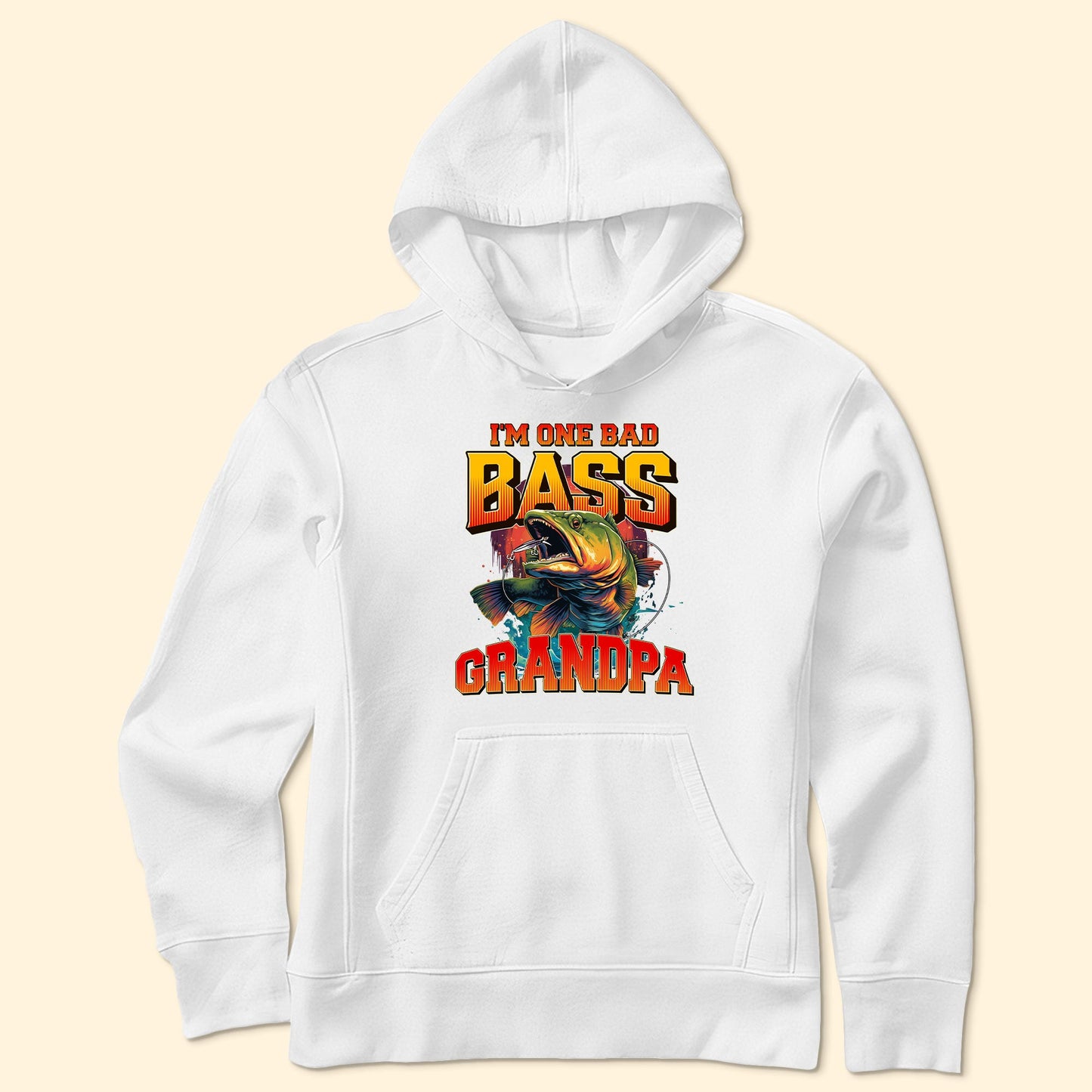 I'm One Bad Bass Grandpa, Daddy - Personalized Shirt