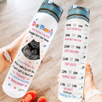I'm Snuggled Warm And Safe In Your Tummy - Personalized Water Bottle