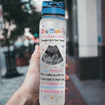 I'm Snuggled Warm And Safe In Your Tummy - Personalized Water Bottle