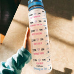 I'm Snuggled Warm And Safe In Your Tummy - Personalized Water Bottle