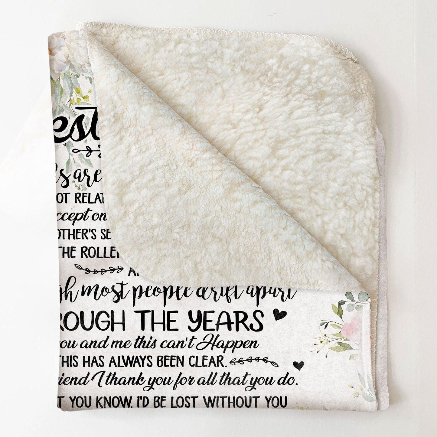I'd Be Lost Without You - Personalized Blanket - Birthday Friendship Gift For Besties, Best Friends, BFF
