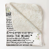 I'd Be Lost Without You - Personalized Blanket - Birthday Friendship Gift For Besties, Best Friends, BFF