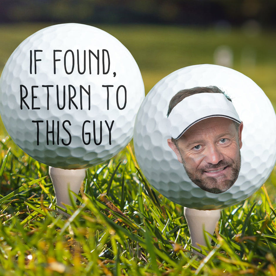 Golf Fun If Found, Return To This Guy Funny Gift For Golfers - Personalized Golf ...
