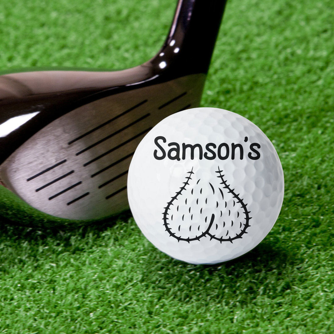 If Found, Return To This Guy Funny Golfer - Personalized Golf Ball