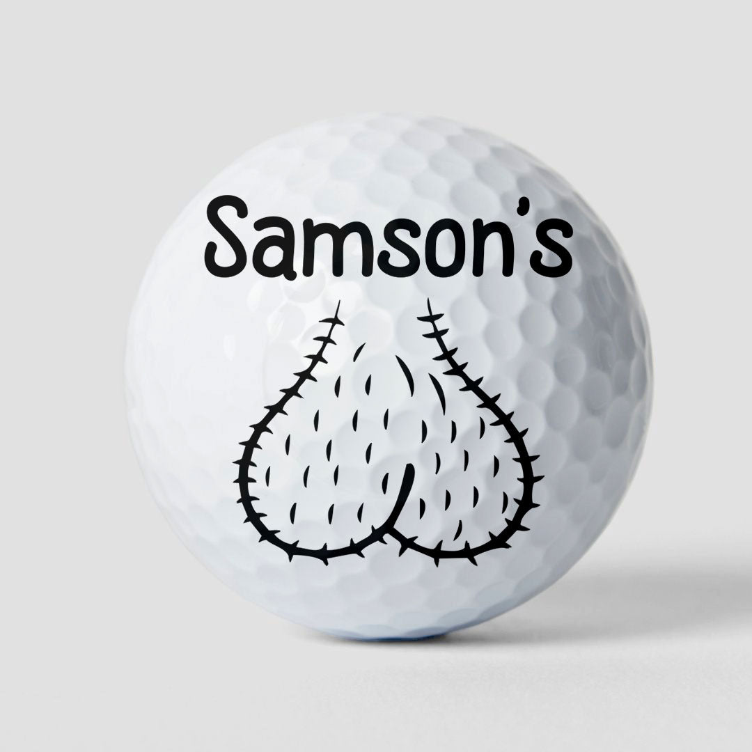 If Found, Return To This Guy Funny Golfer - Personalized Golf Ball