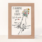 If Grandmas Were Flowers - Personalized Frame Lamp