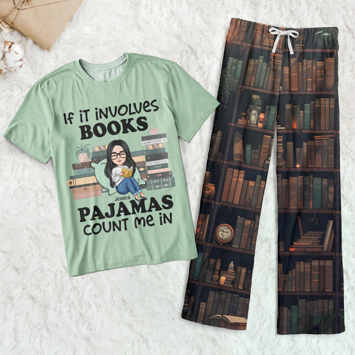 If Involving Book & Pajamas - Personalized Pajamas