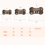 If Our Dog Makes You Uncomfortable - Personalized Custom Shaped Wood Sign