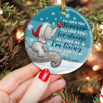 I'll Love You Forever - Personalized Car Ornament - Christmas Gift For Mother