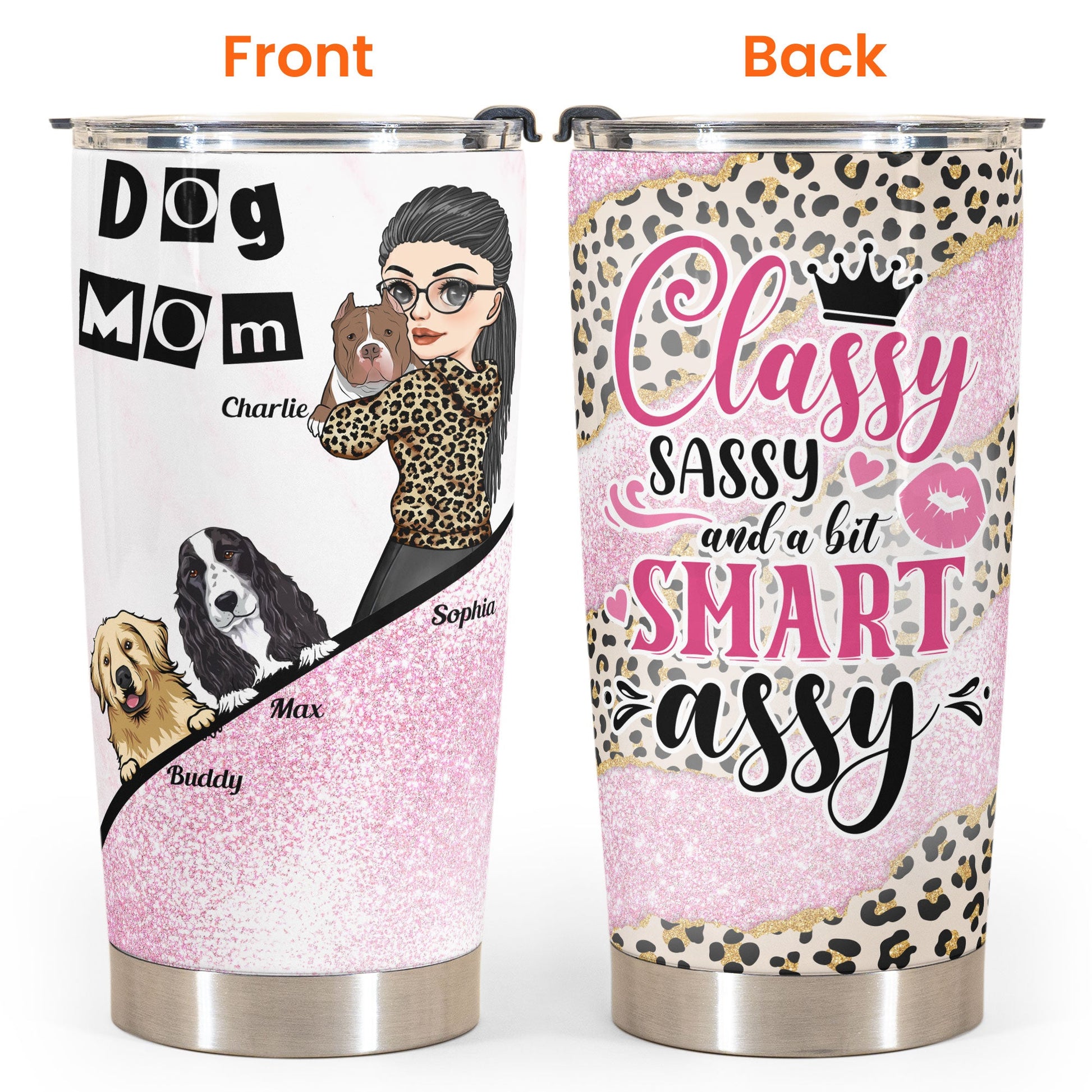 Best Dog Mom Ever - Personalized Tumbler Cup - Gift For Dog Lover – Macorner