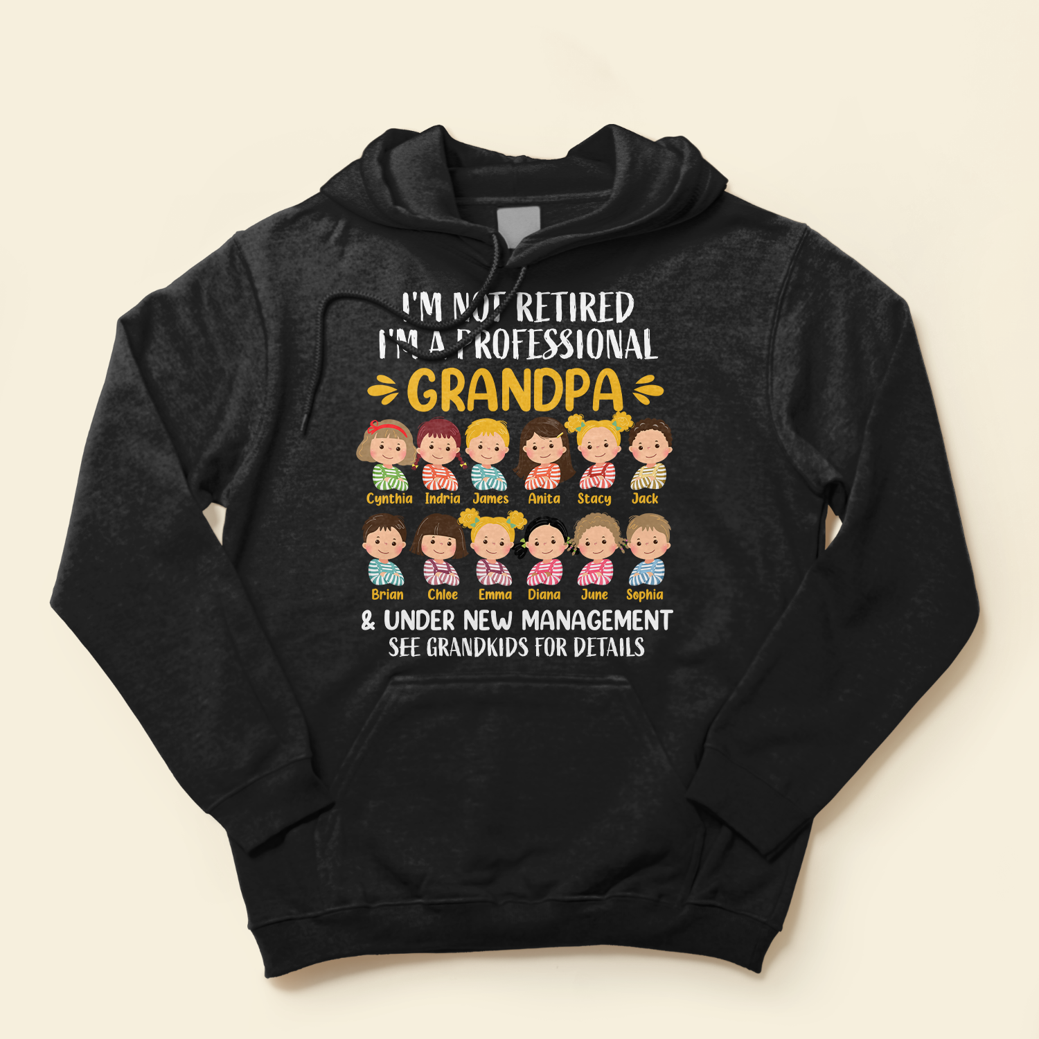 I'm A Professional Grandpa & Under New Management - Personalized Shirt