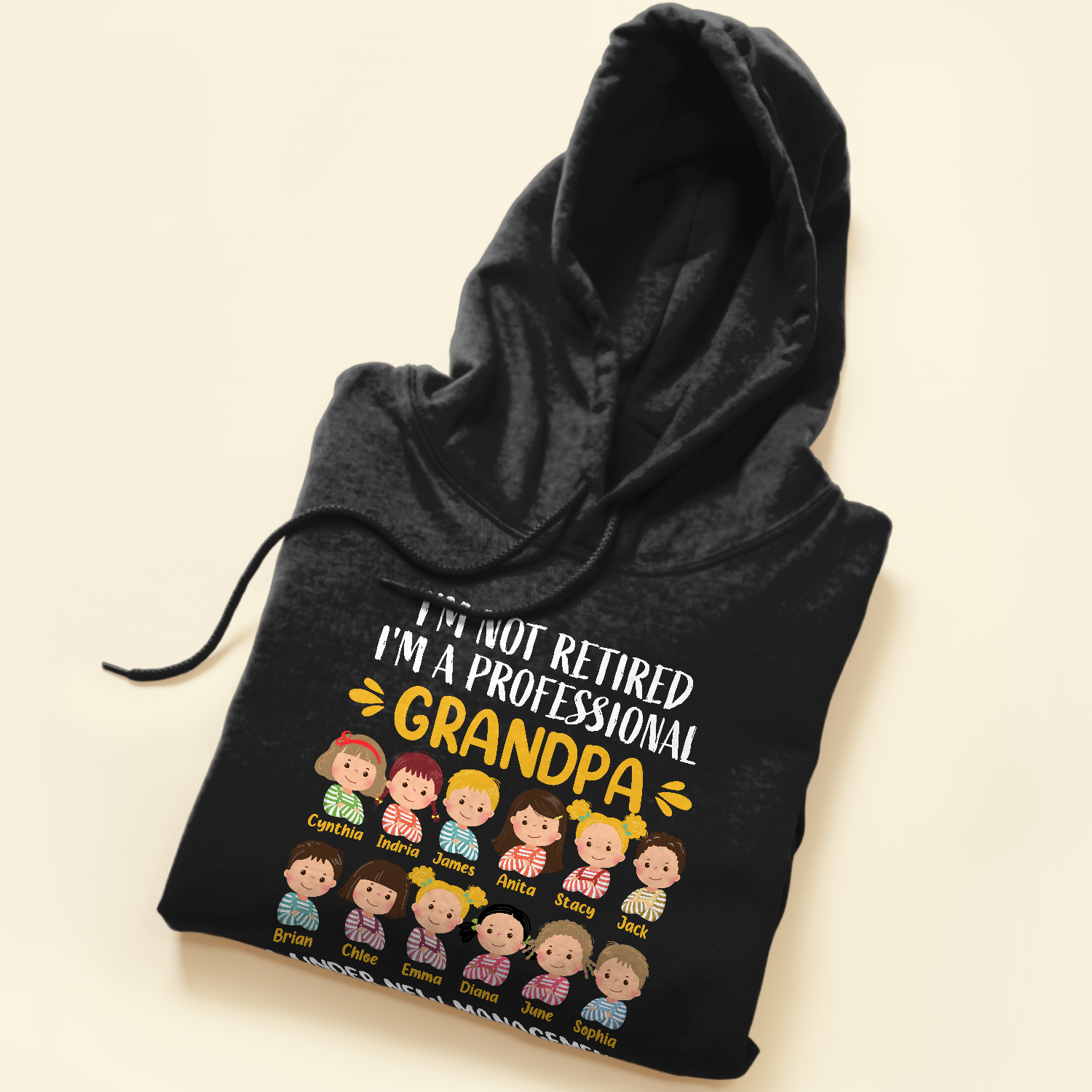 I'm A Professional Grandpa & Under New Management - Personalized Shirt