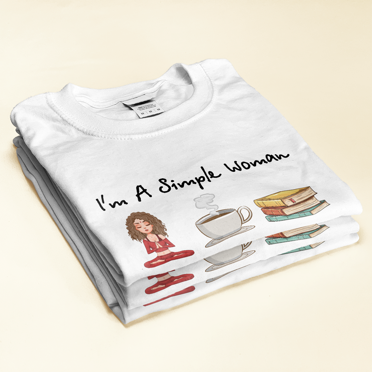 I'm A Simple Woman - Personalized Shirt - Birthday Gift For Yoga Lover