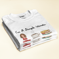 I'm A Simple Woman - Personalized Shirt - Birthday Gift For Yoga Lover