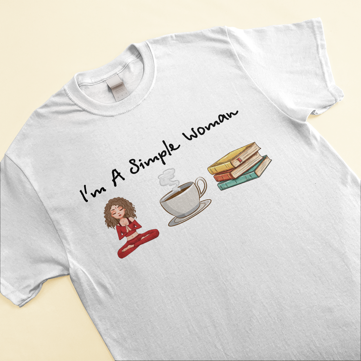 I'm A Simple Woman - Personalized Shirt - Birthday Gift For Yoga Lover