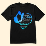 I'm A Wife Of A Freaking Awesome Husband With Wings - Personalized Shirt