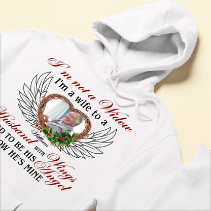 I'm A Wife To A Husband With Wings - Personalized Photo Shirt