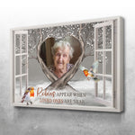 I'm Always With You Memorial Gifts - Personalized Wrapped Photo Canvas