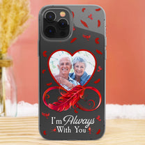 I'm Always With You Ver 2 - Personalized Photo Clear Phone Case