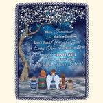 I'm Right Here In Your Heart - Personalized Memory Blanket