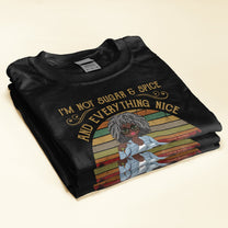 Im-Sage-And-Hood-Personalized-Shirt-Gift-For-Black--Woman-Girl-Sitting-Illustration