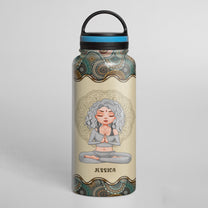 I'm Sage And Hood & Wish A Mufuka Would - Personalized 32oz Steel Water Bottle