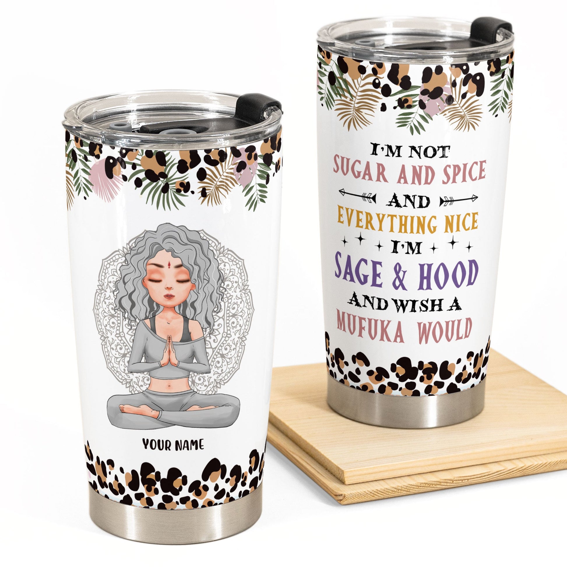 Country Girl Custom Tumbler A Little Country A Little Hood