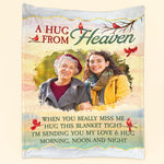 I'm Sending You My Love & Hug - Personalized Photo Blanket