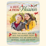 I'm Sending You My Love & Hug - Personalized Photo Blanket