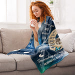 I'm Sending You My Love & Hugs Memorial Gift - Personalized Photo Blanket