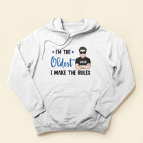 Iƒ??m The Oldest I Make The Rules - Personalized Shirt - Gift For Sibling - Man/Woman/Kids Illustration