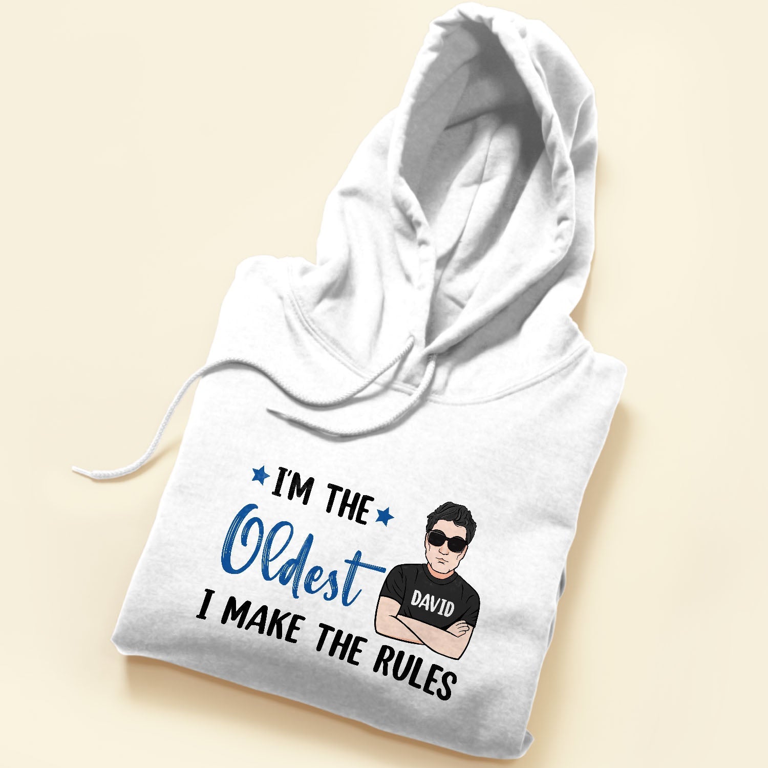 Iƒ??m The Oldest I Make The Rules - Personalized Shirt - Gift For Sibling - Man/Woman/Kids Illustration