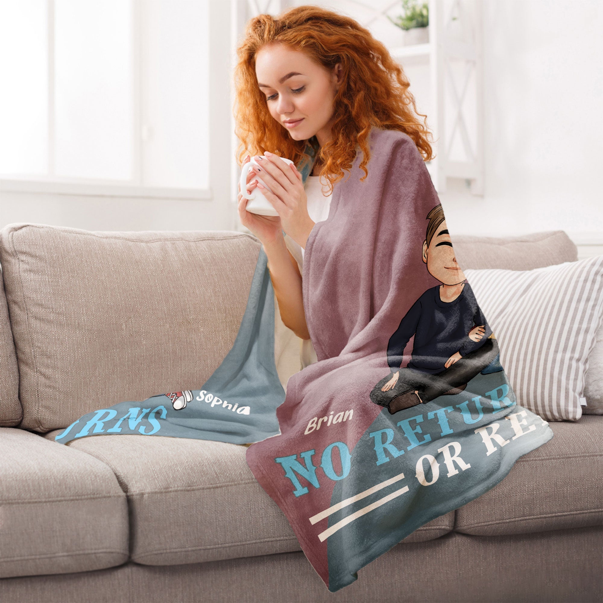I'm Your No Returns Or Refunds - Personalized Wife Blanket