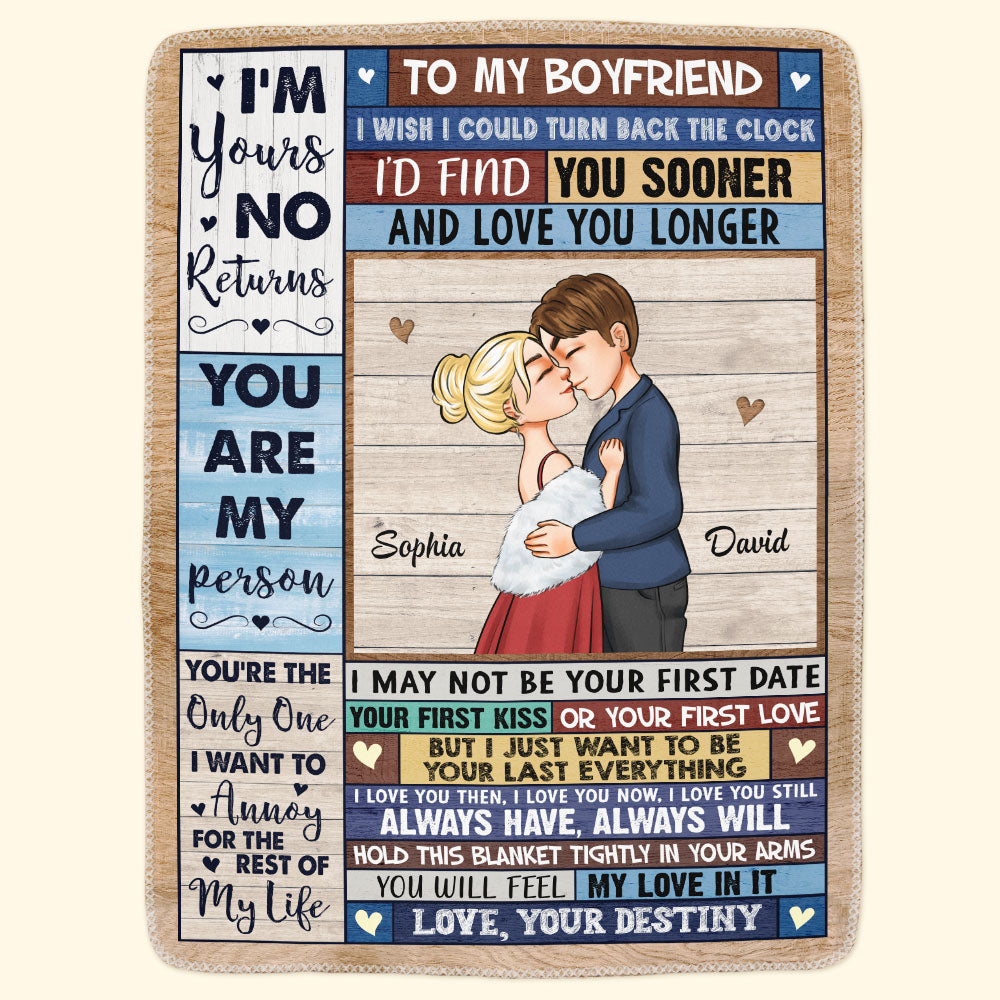 I'm Yours No Returns - Personalized Blanket