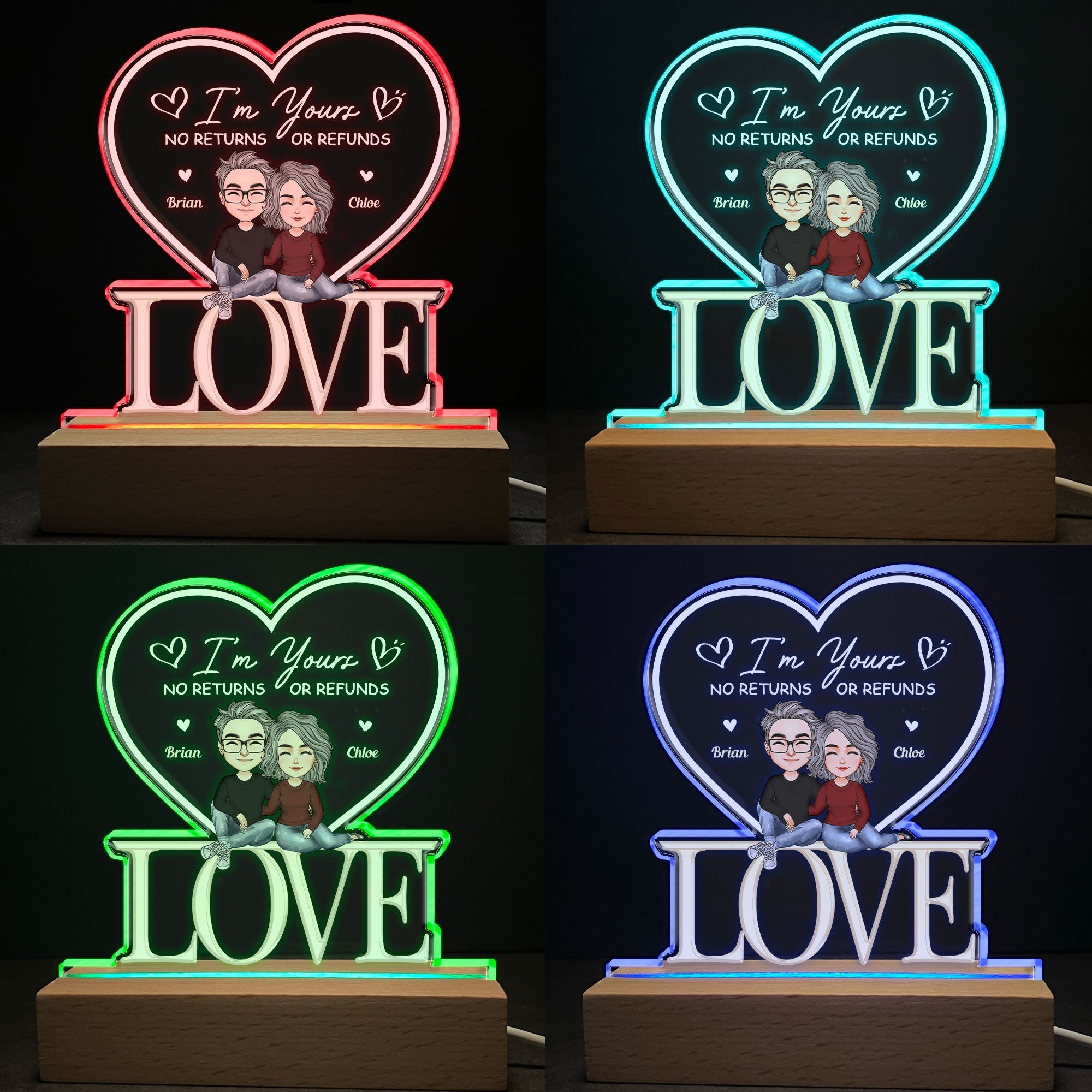 I'm Yours - Personalized LED Light