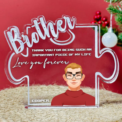 Important Piece Of My Life - Personalized Acrylic Plaque