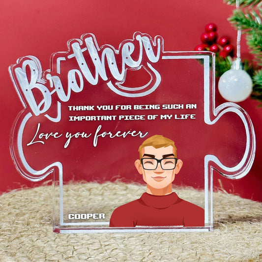 Important Piece Of My Life - Personalized Acrylic Plaque