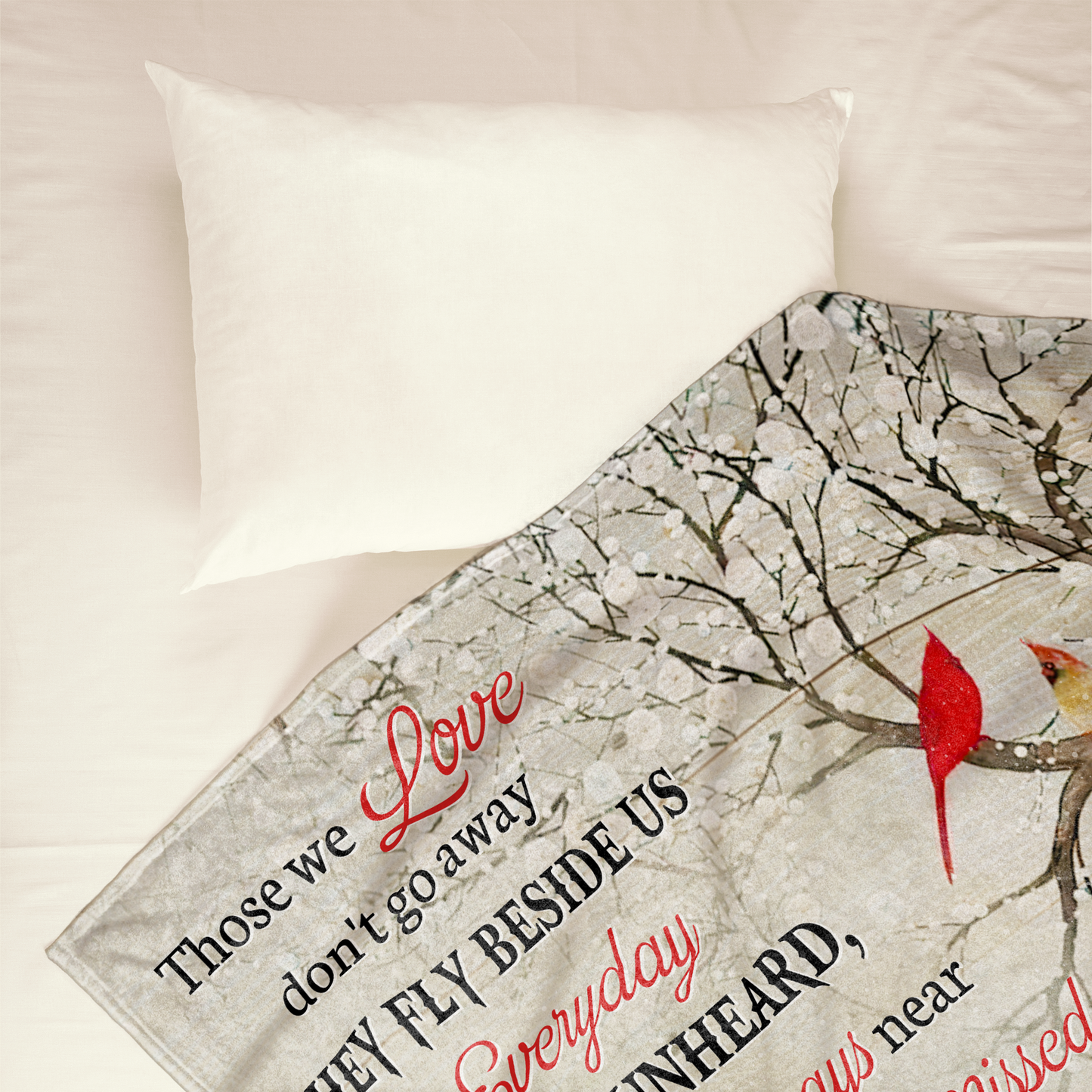 In Loving Memory Mom - Personalized Blanket - Memorial Mother's Day Missing Gift For Sons, Daughters