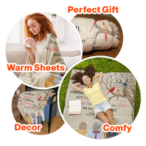 In Loving Memory Mom - Personalized Blanket - Memorial Mother's Day Missing Gift For Sons, Daughters