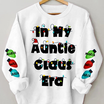 In My Auntie Claus Era - Personalized Sweatshirt