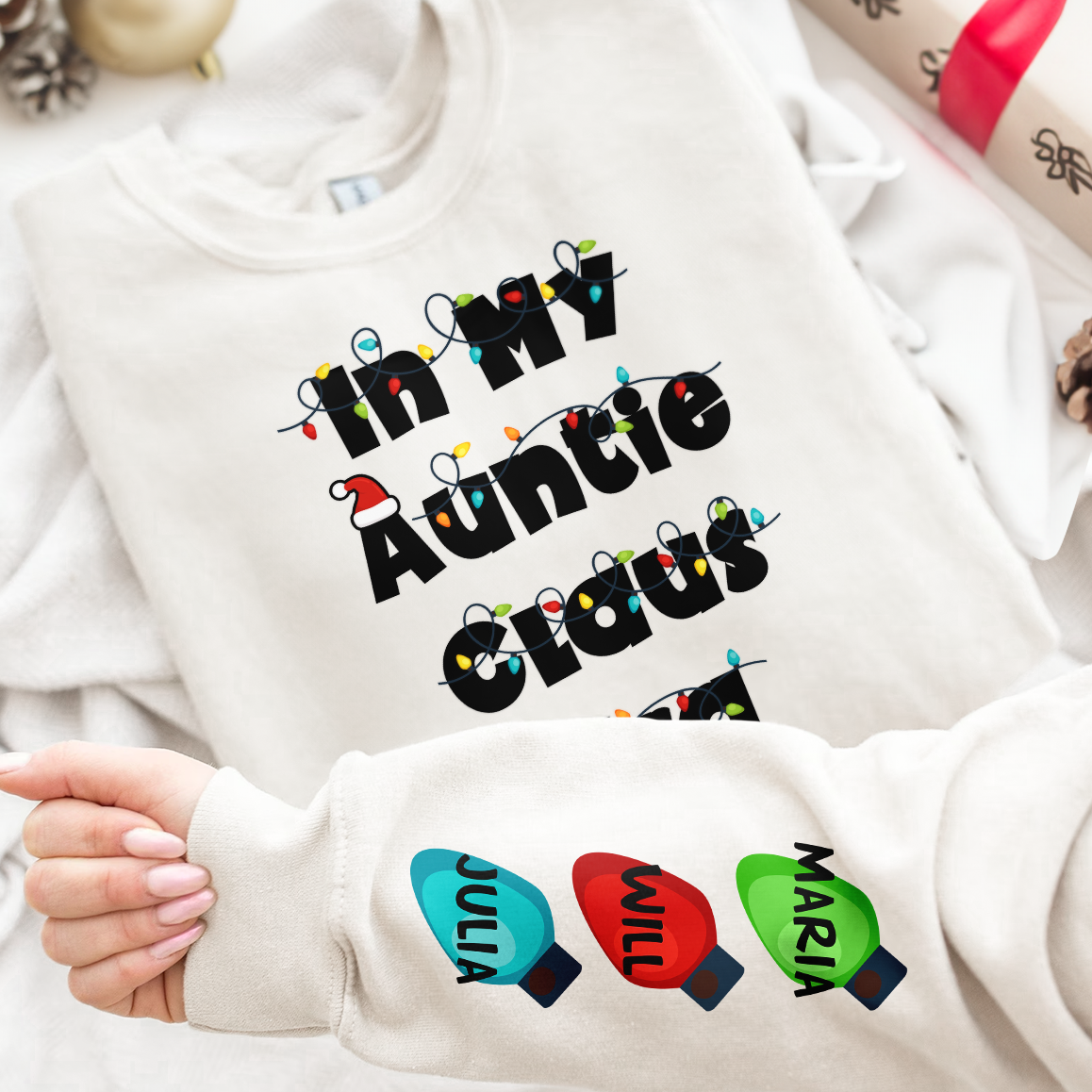 In My Auntie Claus Era - Personalized Sweatshirt