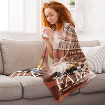 In This House We Do Family - Personalized Blanket