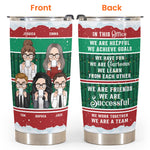 In This Office We Are A Team (Christmas Version) - Personalized Tumbler Cup