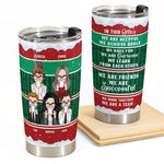 In This Office We Are A Team (Christmas Version) - Personalized Tumbler Cup