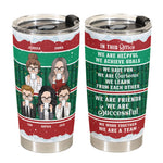 In This Office We Are A Team (Christmas Version) - Personalized Tumbler Cup
