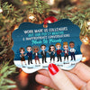 Inappropriate Conversations Made Us Friends - Personalized Aluminum Ornament - Christmas Gift For Colleagues